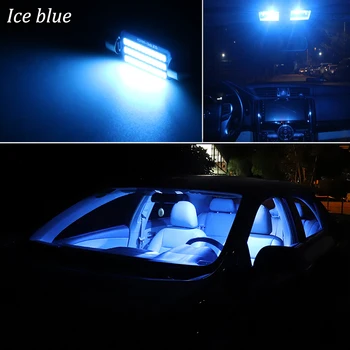 18Pcs Balts Canbus led Auto interjera apgaismojums Komplekts 2002-2016 VW Phaeton led interjera Kartes Dome Bagāžnieka Cimdiem gaismas
