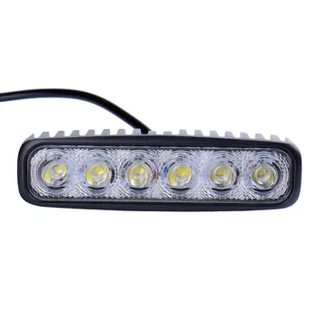 18W LED Prožektori 6 X 3W IP67 Auto Gaismas Josla LED prožektors Worklight Vietas, ņemot vērā SUV Automobiļu Automašīnas Āra Apgaismojums
