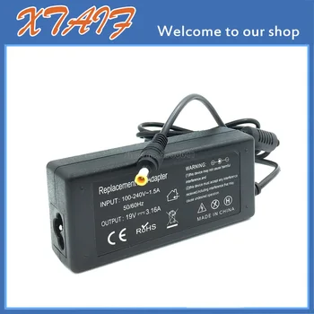 19V 3.16 A AC Adapteris Lādētājs SAMSUNG NP-QX411 QX411 RV510 RV511 Strāvas Vads