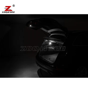 19pc X canbus LED spuldzes Interjera Apgaismojums Komplekts + Iedomība spogulis + Priekšējo kupolu + Aizmugures kartes spuldzes Audi Q7 4L Sports (2005-)