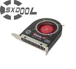 1GB EVERCOOL FOX-1 GAB Datora korpusā Gadījumā Siltuma Izlietne PCI Dzesētājs, Dzesēšanas Ventilators, Radiators, Ventilators 2200RPM 2Pin IDE Molex Barošanas