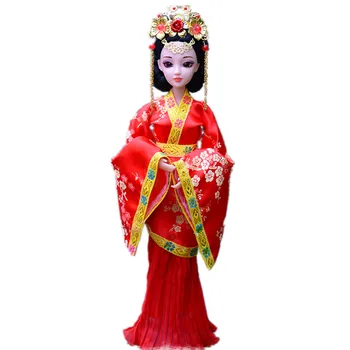 1GB Ķīnas Klasiskā Stila Lelles Kostīms Ķīnas Seno Mitoloģisko Meitene Apģērbs Rotaļlietas Leļļu Aksesuāri