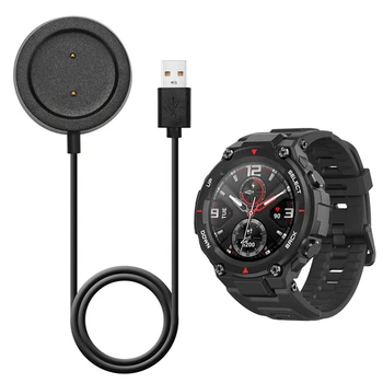 1M USB Doks Lādētāju Trex Uzlādes Kabelis Base T Rex Magnētisko Statīvu Darbvirsmas Turētājs Amazfit T-ReX A1918 Smart Sports Watch