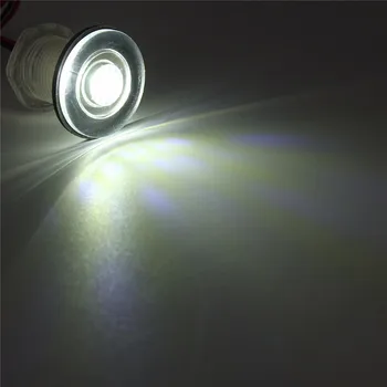 1PC Zila/Balta Auto LED Lampas ar Laivu Jūras Kuģa RV Ūdensizturīgs 12V LED Pieklājīgi Gaismas Lampas Laivas Kravas automašīnas Kravas automašīnu