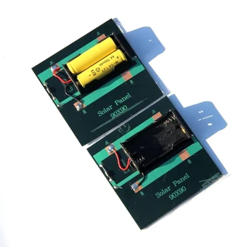 1W 4V Uzlādējamā AA Baterija, Saules baterijas Lādētājs Ar Bāzi 2xAA Baterijas Uzlādes Tieši