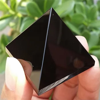 1gb DABAS Obsidian kvarca kristāla Piramīdas dzīšana