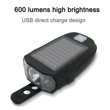 1gb Velosipēdu ņemot vērā Saules USB Uzlādes Kalnu Velosipēdu Aksesuāri High Brightness &T8