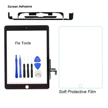 1gb iPad Gaisa (2013 Versija) A1474 A1475 A1476 Touch Screen Digitizer Ārējais Panelis Priekšējais Stikls+Tools+Uzlīmes+Aizsargātu Filmu