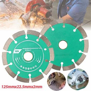 1gb izmantots 125mm Metāla Sakausējuma Dimanta Zāģa Asmeni Riteņu Griešanas Disks paredzēts Betona, Marmora Mūra, Flīžu Biezums 2mm Inženierzinātņu Griešanas