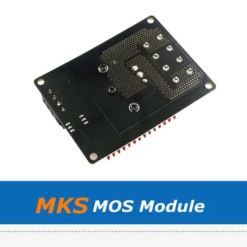 1pc 30A Lielais Tekošā Presēt Lecekts MKS MOSFET MOS Modulis + Barošanas Kabelis 3D Prinetr Daļas