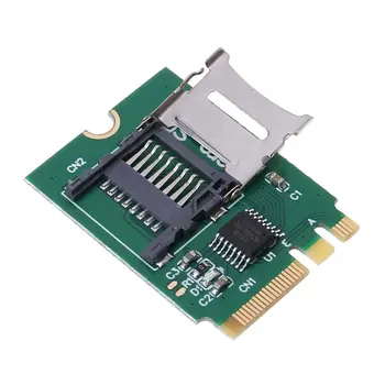 1pc M2 NGFF Taustiņu A. E WIFI Slots Micro SD SDHC SDXC TF Karšu Lasītājs T-Flash Karte M. 2 A+E Kartes Adaptera Komplekts