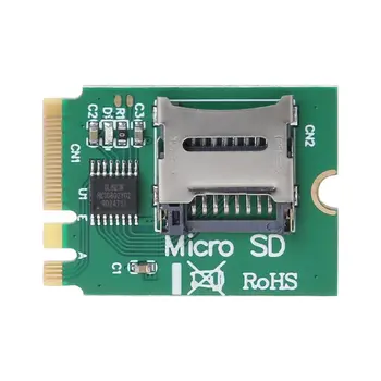 1pc M2 NGFF Taustiņu A. E WIFI Slots Micro SD SDHC SDXC TF Karšu Lasītājs T-Flash Karte M. 2 A+E Kartes Adaptera Komplekts