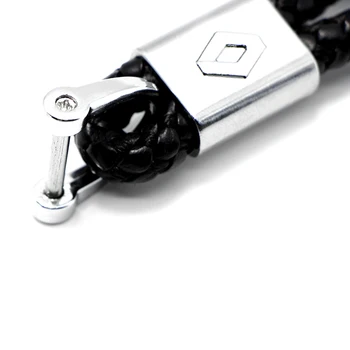 1pc Metāla+Pītā Virve Auto Emblēma ar Atslēgu piekariņi Keyring Auto Atslēgu Gredzens VW Volkswagen Scirocco Bora Golf Passat Sharan Amarok CC