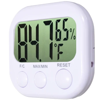 1pc Mini Digital LCD Iekštelpu Ērta Temperatūras Sensors Mitruma Mērītājs Termometru, Higrometru Platums