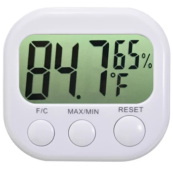 1pc Mini Digital LCD Iekštelpu Ērta Temperatūras Sensors Mitruma Mērītājs Termometru, Higrometru Platums