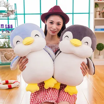 1pc Mīksto tauku Pingvīns Plīša Rotaļlietas Personāls Karikatūra Dzīvnieku Modes Lelle, Rotaļlietas Bērniem, Bērnu Jauki Meitenes Ziemassvētku un Dzimšanas dienas Dāvana