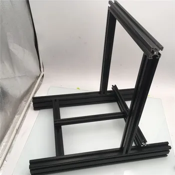 1set Voron Switchwire melnu Rāmi ekstrūzijas Komplekts Prusa MK52 3D printeri DIY rāmis ekstrūzijas daļas