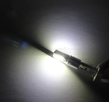 1x H1, H3 Ļoti Spilgti CSP Balto Lukturu Augstas veiktspējas AUTOMAŠĪNU LED Miglas Spuldzes Alumīnija Korpuss ilgs mūžs 12V zemu siltuma