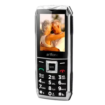 2,4 Collu Krāsu Ekrāns Lielo Taustiņu Mobilo Tālruni, Vecākiem, Artfone Dual SIM Dual Gaidīšanas Atbloķēt GSM SOS Mobilais Tālrunis(2G)