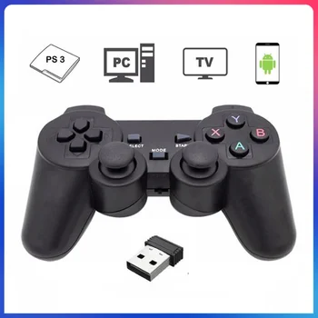 2.4 G Bezvadu Spēļu Kontrolieris Android Viedtālrunis/Lapcap/Smart TV / TV Kastes/PC/PS3 ar Type-C un Mikro USB