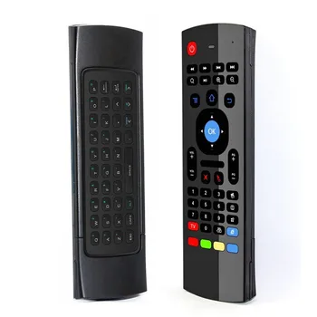 2.4 G Bezvadu Tastatūras TV Kastē Tālvadības pults Gaisa Peli T3 Apgaismojums Smart Balss Mx3 Mini KM9 A95X H96 MAX Android 9.0 TV Kastē