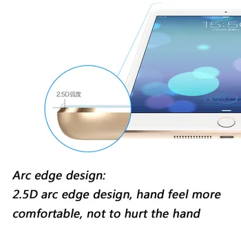 2.5 D 9H Rūdīts Stikls Priekš Samsung Galaxy Tab 2 7.0 / 10.1 collu P3100 P3110 P5100 P5110 Ekrāna Aizsargs, ar Aizsargājošu Plēvi