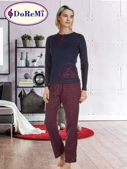 2 Gabali Set-Premium Sleepwear Sievietēm Nightgowns Pidžamas Sleepshirts Homewear Nightdress Miega Naktī Valkā Miega Bikses