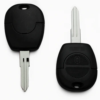 2 Taustiņu Tālvadības Flip Fob Auto Atslēgu Apvalks priekš Nissan Micra Almera Primera X-Trail Rezerves Neslīpēts Asmens Atslēga, Lietu Vāku