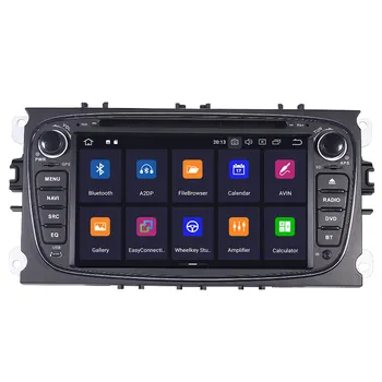 2 din stereo atskaņotāju Auto radio Fokusa 2 Android10.0 car DVD player, GPS, multimediju magnetofona GPS Navigācija Iebūvēts DSP