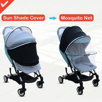 2 in 1 moskītu neto sport saules ēnā Babyzen YOYO Bērnu Ratiņi bērnu ratiņi aksesuāri