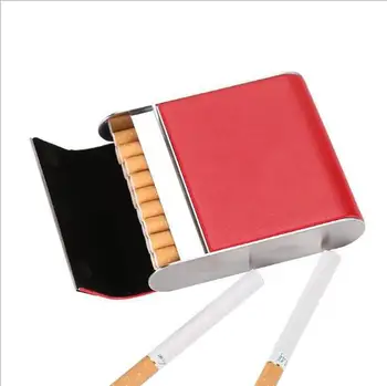 20 cigarešu kastes,304 nerūsējošā tērauda cigarešu 20 komplekti, biznesa cigarešu kastes, radošas personības, vīriešu dāvanas