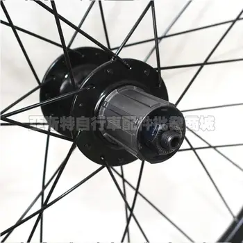 20 collu 406 saliekamo velosipēdu casette riteņpāru v bremzes/disku bremzes, dubultās alumīnija sakausējuma loka noslēgtā gultņu riteņi 28 caurums