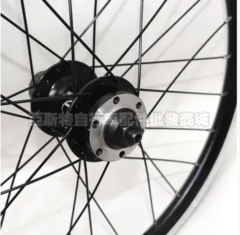 20 collu 406 saliekamo velosipēdu casette riteņpāru v bremzes/disku bremzes, dubultās alumīnija sakausējuma loka noslēgtā gultņu riteņi 28 caurums