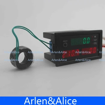 200-450V 0-100A D69 LED displeja panelis, skaitītājs voltmetrs ammeter ar aktīvu un elektroenerģijas un jaudas koeficients Enerģijas skaitītājs