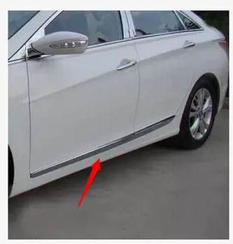 2010. - 2013. gadam par Hyundai Sonata ABS Chrome sānu līstes sānu durvju apdare 4GAB