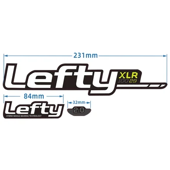2016 Lefty Xlr 100-29 Kalnu Velosipēds Dakšiņu, Uzlīmes MTB Ātrumu pa Kalnu Jaunāko Priekšējā Dakša Uzlīmēm