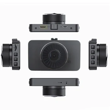 2018 Jaunu Mini 3,0 Collu Auto Dvr Full HD 1080P Dash Cam Videokameru, Video Reģistratoru DVR Automotive Auto Kamera Registrator Dash Kamera