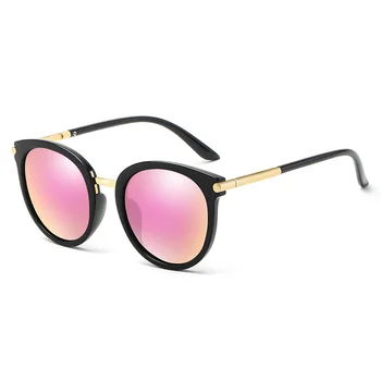 2019 Apaļas Saulesbrilles Sieviešu Zīmola Dizainere Sunglases Sieviete, Saules Brilles Modes Vasaras Spogulis Gafas Feminino Oculos De Sol