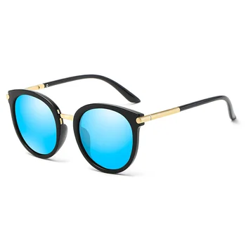2019 Apaļas Saulesbrilles Sieviešu Zīmola Dizainere Sunglases Sieviete, Saules Brilles Modes Vasaras Spogulis Gafas Feminino Oculos De Sol