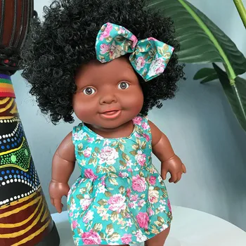2019 Bērnu Kustamo Kopīgā Āfrikas Lelle, Rotaļlieta, Melns Lelle Labākā Dāvana Rotaļlietas Ziemassvētku Dāvanu Playmate Boneca menina Bērnu Lelles Rotaļlietas Meitene