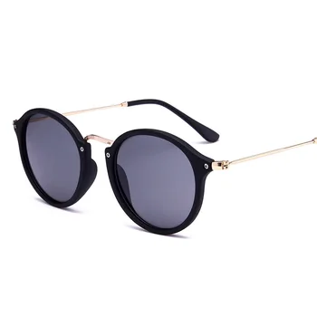 2019 Jaunas Ielidošanas Apaļas Saulesbrilles Retro Vīrieši sievietes Pavisam Dizainers, Saules brilles Vintage laka spoguļu Oculos De sol UV400