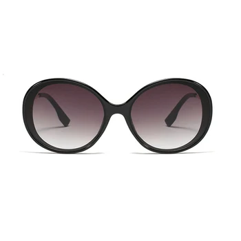2019 Jaunu Lielgabarīta Apdare Saulesbrilles Sieviešu Braukšanas Vintage Moderns Sakausējuma Rāmji Ovāls Sieviešu, Saules Brilles UV400 Ieplests Toņos