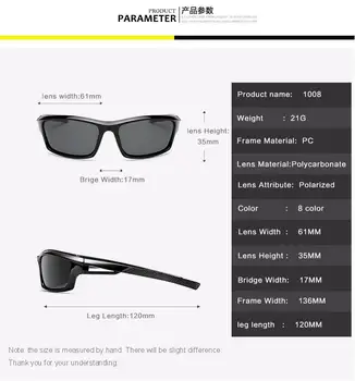 2019 Karstā Pārdošanas Nakts Redzamības Saulesbrilles Vīriešiem Zīmola Dizainere Polarizētās Naktīs Pastiprinātu Gaismas Anti-glare Brilles Gafas De Sol