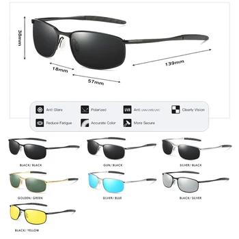 2019 Polarizētās Saulesbrilles, Vīriešu, Sieviešu Zīmola Dizainere Retro Vīriešu Braukšanas Brilles Polaroid Mazo Objektīvu Āra oculos de sol UV400