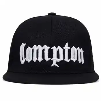 2019 jaunu COMPTON izšuvumi Beisbola cepure Hip Hop Snapback cepures dzīvoklis modes sporta Cepuri Unisex Regulējams tētis cepures