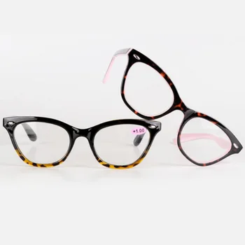 2019 jaunu lasīšanas brilles, kaķu acu rāmis, augstas kvalitātes lasīšanas brilles modes dāmas ērti lasīt briļļu dioptrijas 1.0-3.5