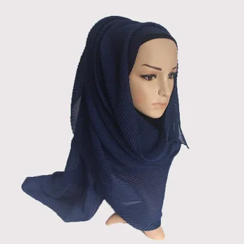 2019 sievietēm, vienkāršu kokvilnas šalle Vadītājs hijab wrap cietā full cover-up šalles foulard femme galvu sprogot musulmaņu hijabs veikals