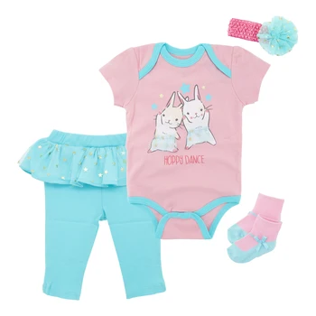 2020 3 GAB., 4 GAB. Bērnu Meitene Apģērbs Purpura Cute Dzīvnieku Iespiesti Meitenes Outwear Jaundzimušajiem Kokvilnas Apģērbu Komplekts