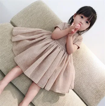 2020. Gada Vasaras Korejiešu Stilā Baby Girl Dress Kāzu Princese Kleita Tilla Mežģīņu Kleita Meitene Kleita Zīdaiņiem Un Bērniem, Bērnu Puse Kleita