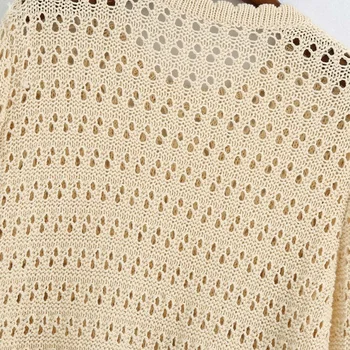 2020. Gadam, Sievietēm, Puloveri, Džemperi Ar Garām Piedurknēm O-Veida Kakla Dobi No Cietā Modes Džemperis Sieviešu Salaist Vintage Džemperis Apģērbi
